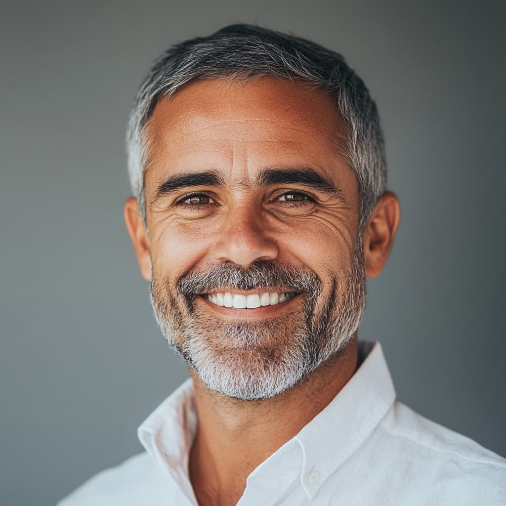 Smiling man in a white shirt representing VoIP Country's friendly approach to helping MSPs with VoIP solutions.