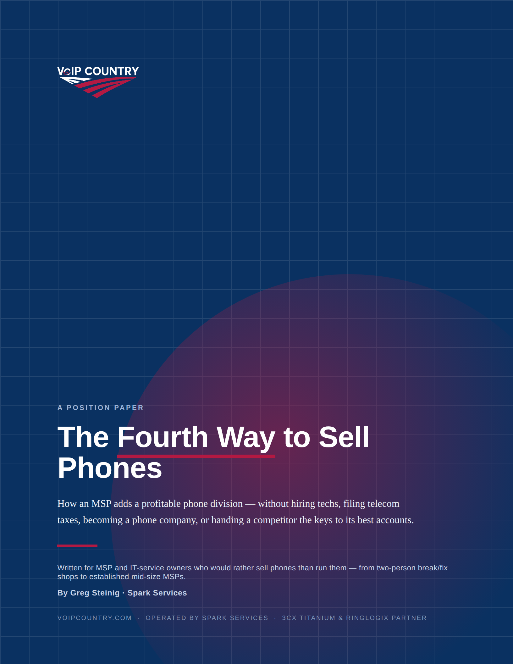 The VoIP Profit Blueprint &mdash; cover of the free guide for MSPs